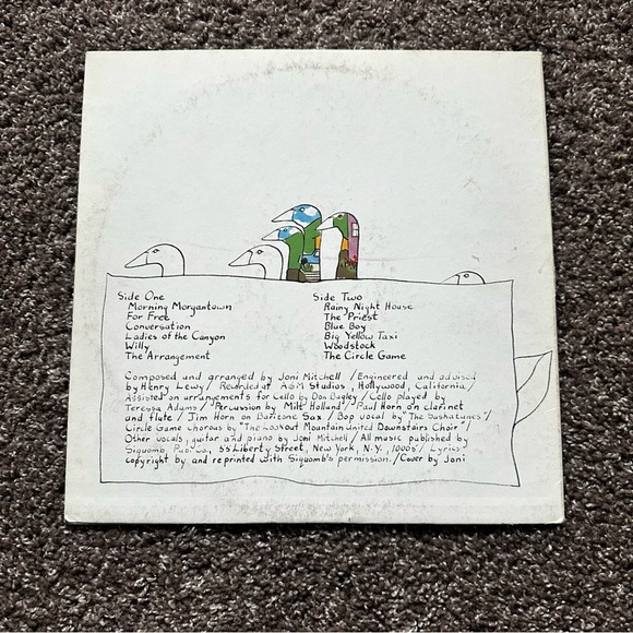 Vintage 1970 Joni Mitchell Ladies of the Canyon Vinyl Record - Picture 2 of 7